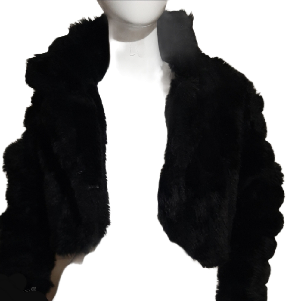 Vintage Rabbit Faux Fur Jacket